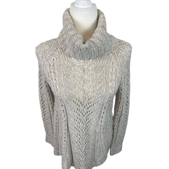 Anthropologie Sleeping On Snow Women's Small Eldora Wool Blend Knit Sweater - Picture 2 of 10